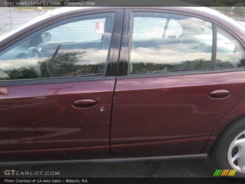 Cranberry / Gray 2002 Saturn S Series SL2 Sedan