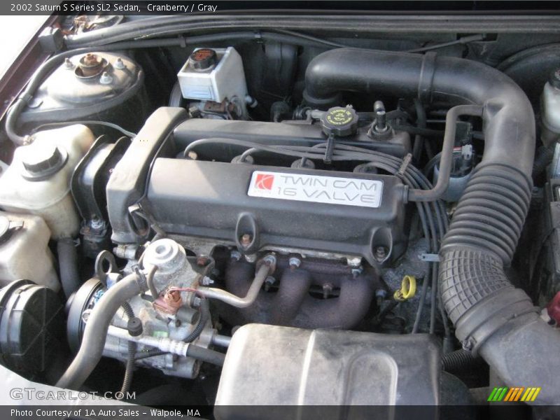 Cranberry / Gray 2002 Saturn S Series SL2 Sedan