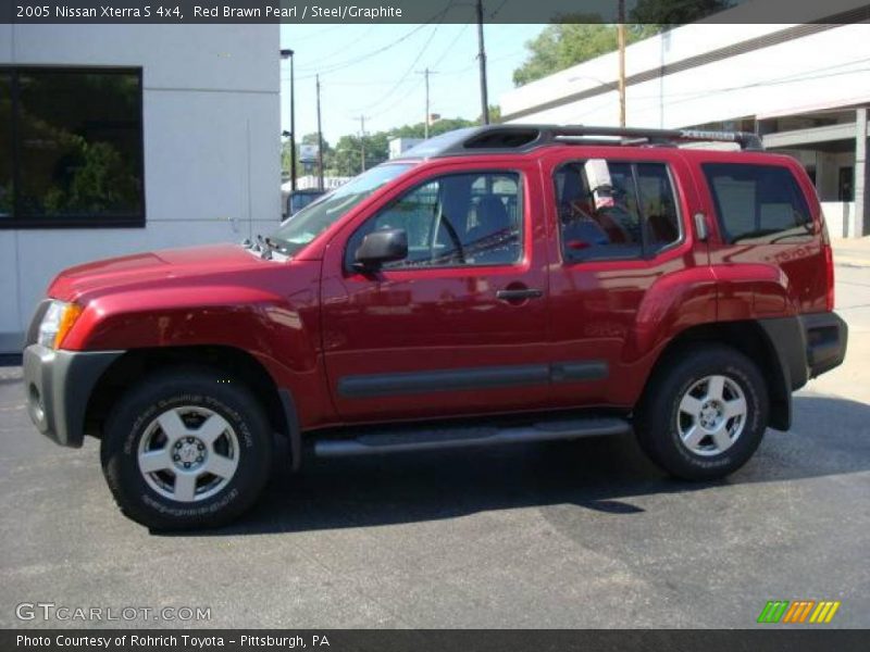 Red Brawn Pearl / Steel/Graphite 2005 Nissan Xterra S 4x4