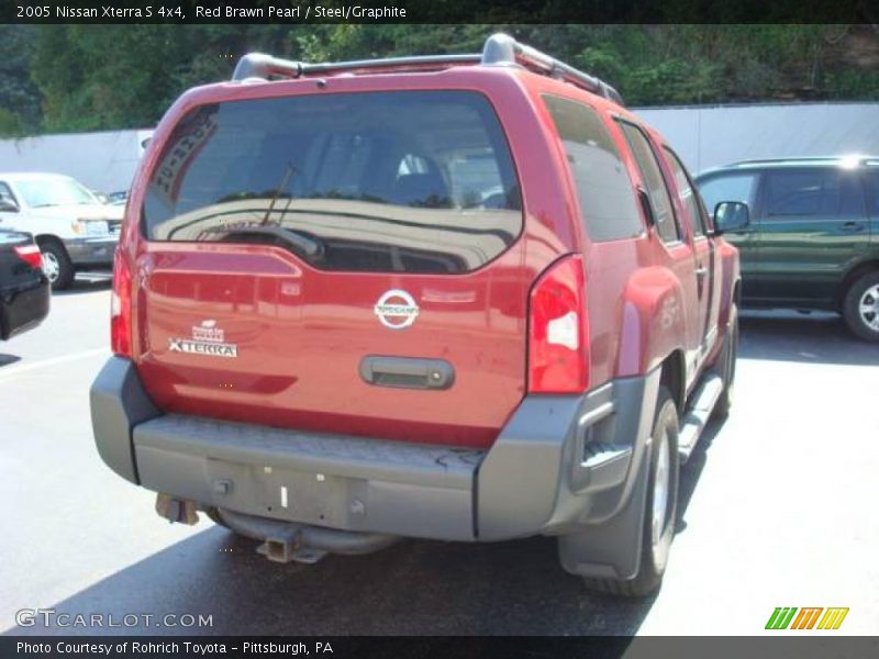 Red Brawn Pearl / Steel/Graphite 2005 Nissan Xterra S 4x4