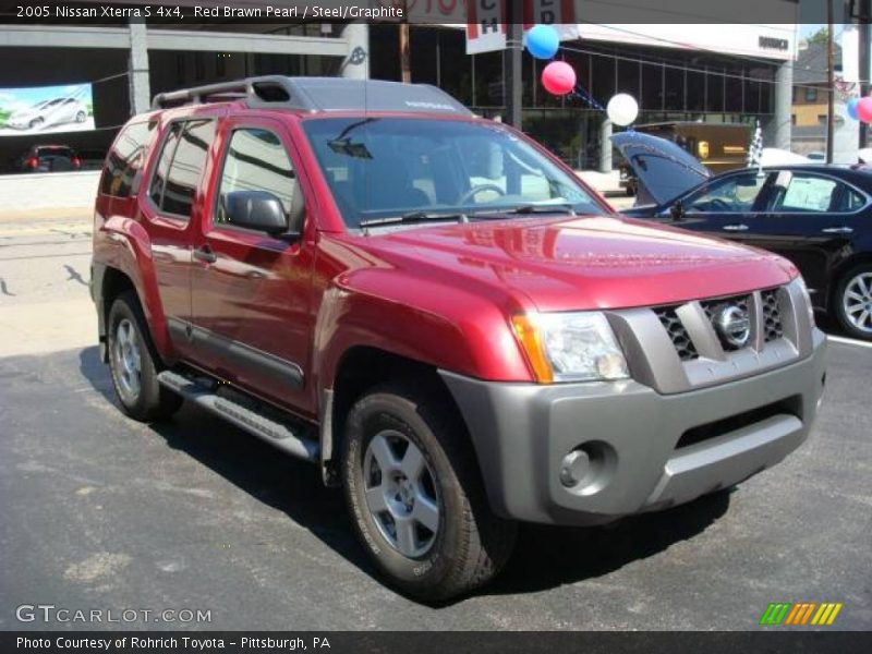 Red Brawn Pearl / Steel/Graphite 2005 Nissan Xterra S 4x4