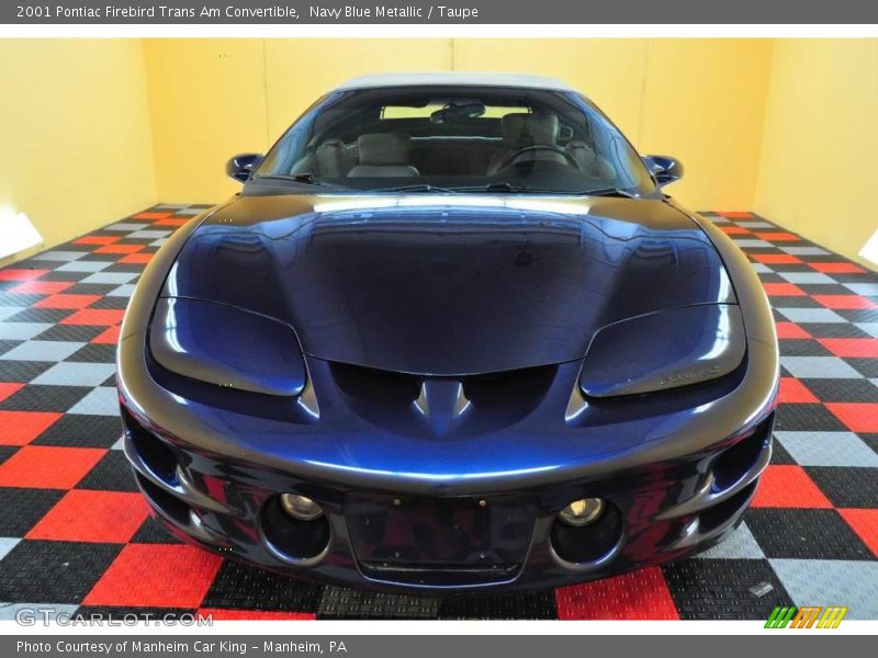 Navy Blue Metallic / Taupe 2001 Pontiac Firebird Trans Am Convertible