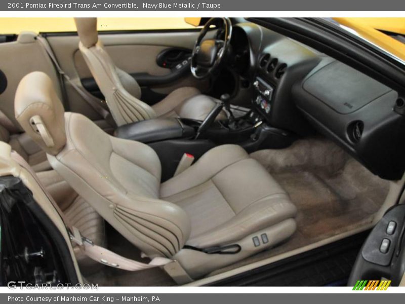 Navy Blue Metallic / Taupe 2001 Pontiac Firebird Trans Am Convertible