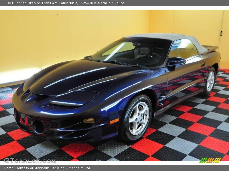 Navy Blue Metallic / Taupe 2001 Pontiac Firebird Trans Am Convertible