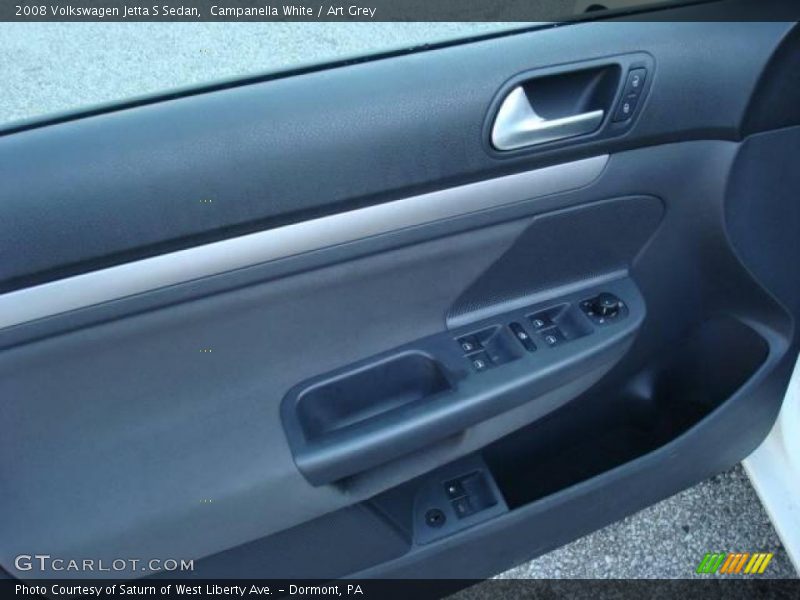 Campanella White / Art Grey 2008 Volkswagen Jetta S Sedan