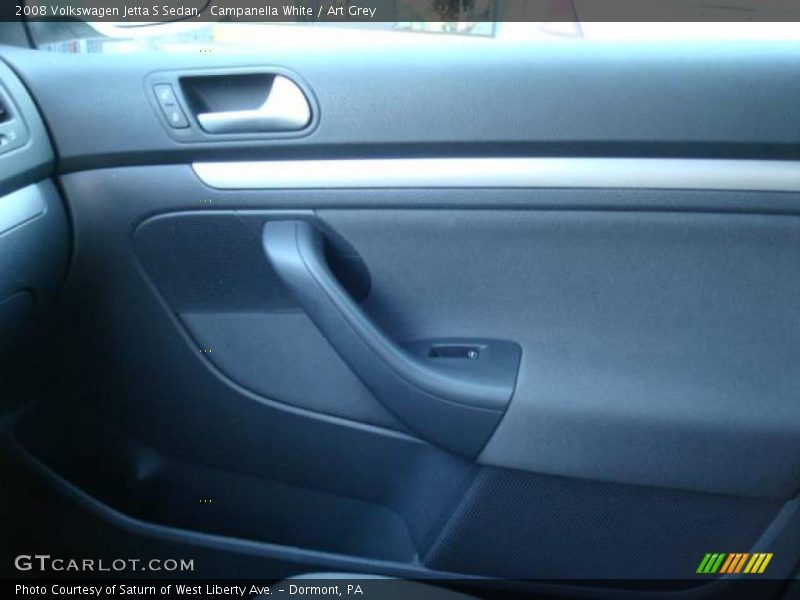 Campanella White / Art Grey 2008 Volkswagen Jetta S Sedan