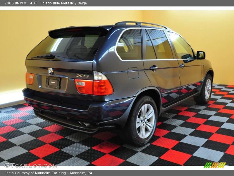 Toledo Blue Metallic / Beige 2006 BMW X5 4.4i