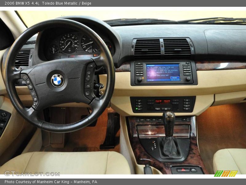 Toledo Blue Metallic / Beige 2006 BMW X5 4.4i