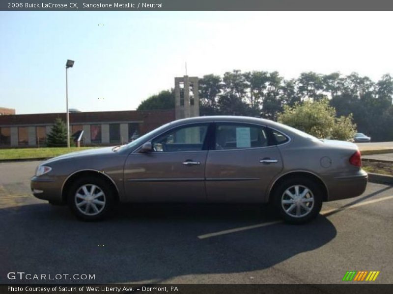 Sandstone Metallic / Neutral 2006 Buick LaCrosse CX