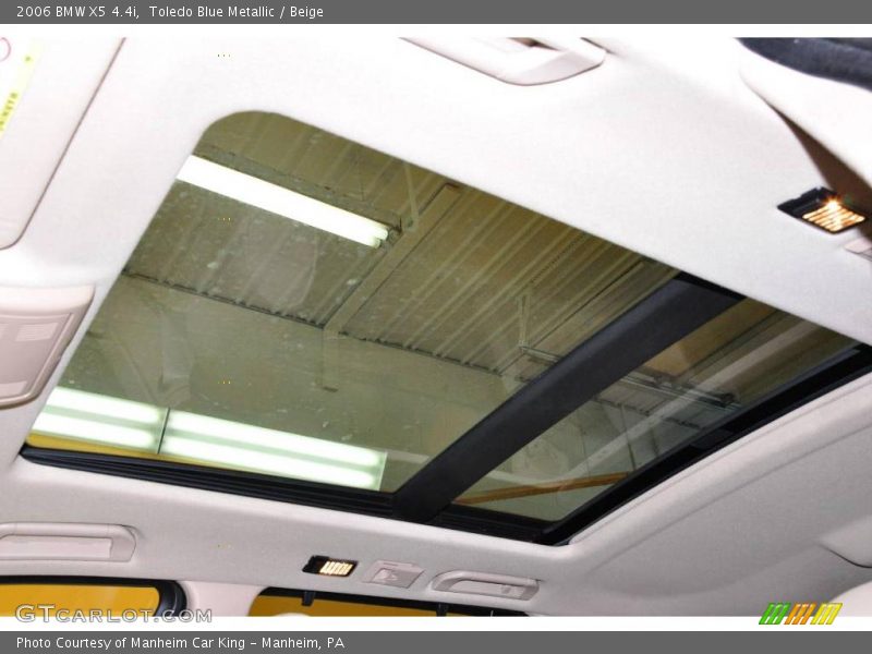 Toledo Blue Metallic / Beige 2006 BMW X5 4.4i
