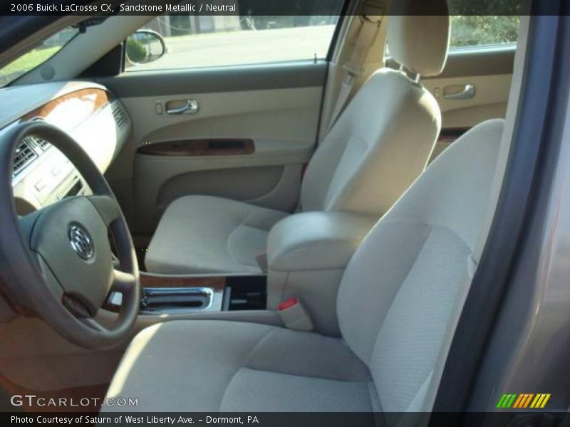 Sandstone Metallic / Neutral 2006 Buick LaCrosse CX