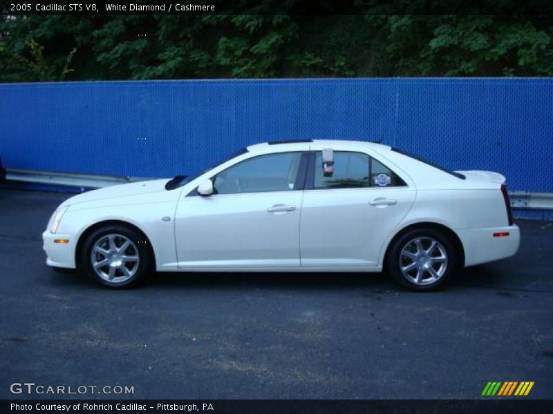 White Diamond / Cashmere 2005 Cadillac STS V8