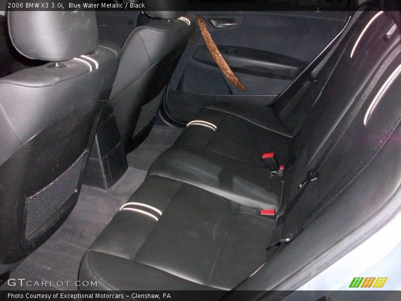Blue Water Metallic / Black 2006 BMW X3 3.0i
