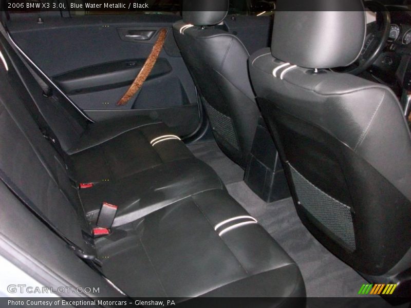 Blue Water Metallic / Black 2006 BMW X3 3.0i