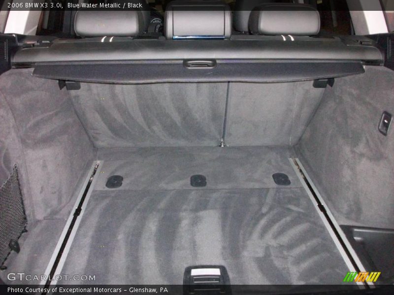 Blue Water Metallic / Black 2006 BMW X3 3.0i
