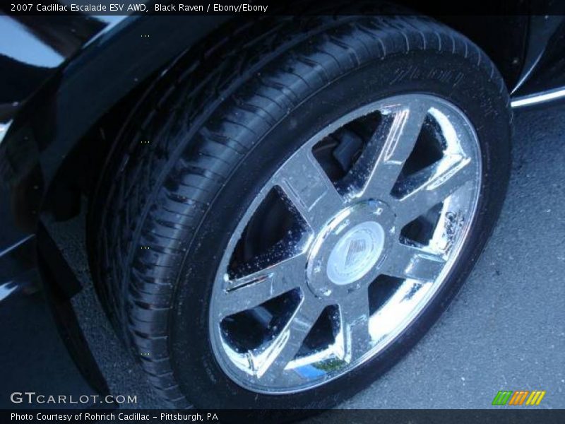 Black Raven / Ebony/Ebony 2007 Cadillac Escalade ESV AWD