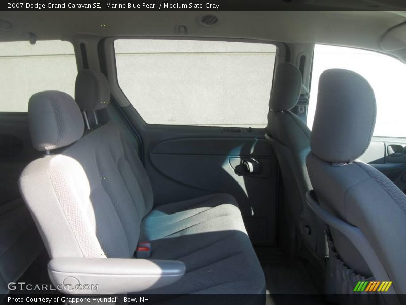Marine Blue Pearl / Medium Slate Gray 2007 Dodge Grand Caravan SE