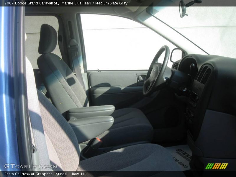 Marine Blue Pearl / Medium Slate Gray 2007 Dodge Grand Caravan SE