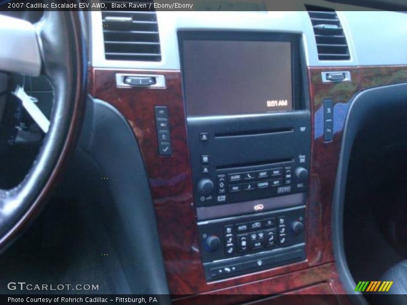 Black Raven / Ebony/Ebony 2007 Cadillac Escalade ESV AWD