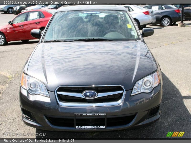 Diamond Gray Metallic / Off Black 2009 Subaru Legacy 2.5i Sedan