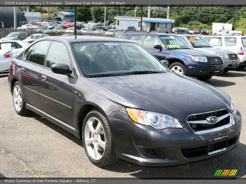 Diamond Gray Metallic / Off Black 2009 Subaru Legacy 2.5i Sedan