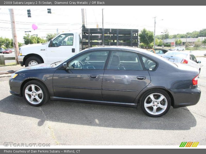 Diamond Gray Metallic / Off Black 2009 Subaru Legacy 2.5i Sedan