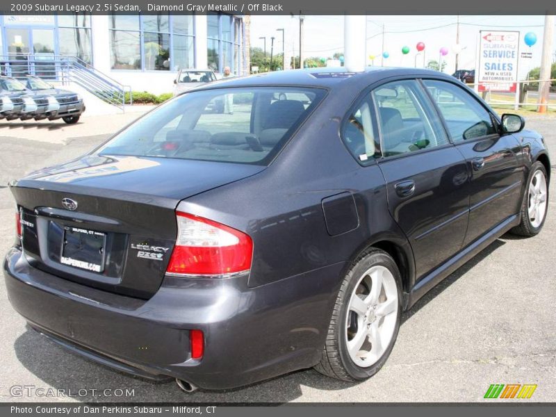 Diamond Gray Metallic / Off Black 2009 Subaru Legacy 2.5i Sedan