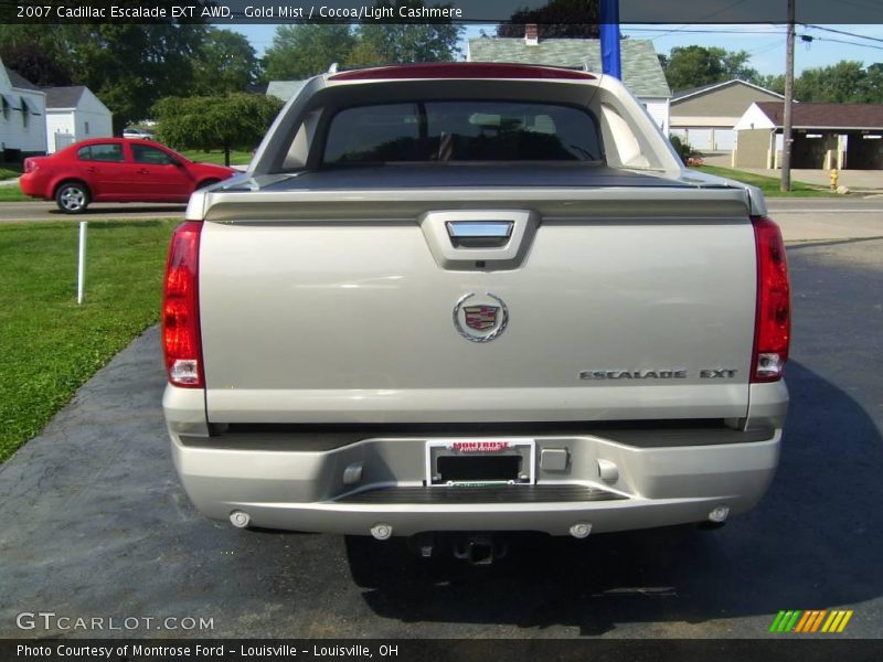 Gold Mist / Cocoa/Light Cashmere 2007 Cadillac Escalade EXT AWD
