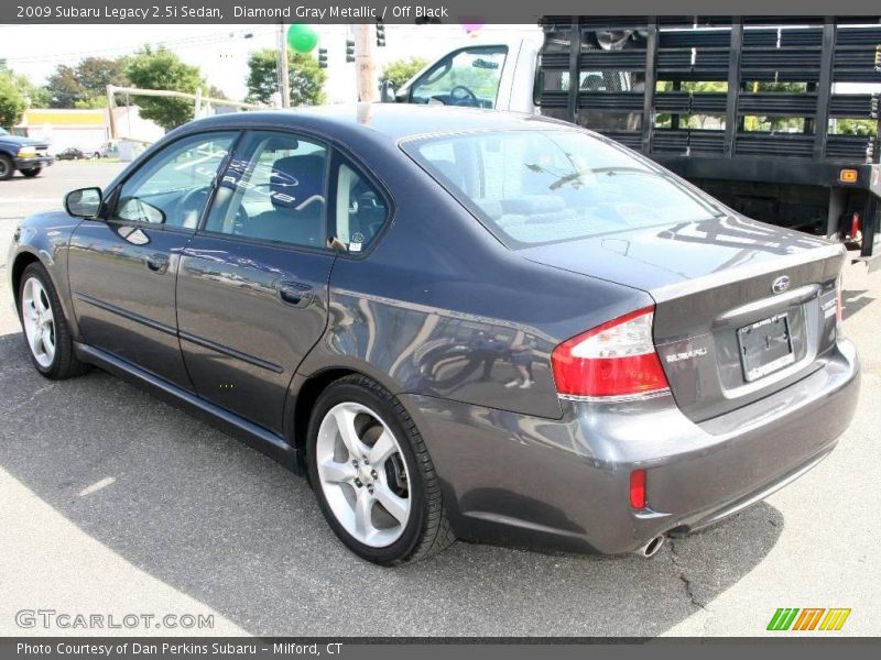 Diamond Gray Metallic / Off Black 2009 Subaru Legacy 2.5i Sedan