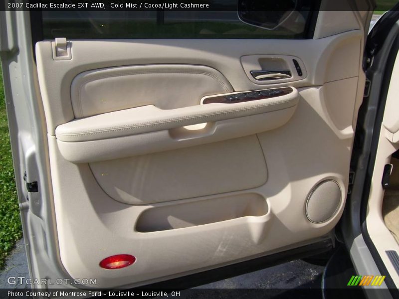 Gold Mist / Cocoa/Light Cashmere 2007 Cadillac Escalade EXT AWD