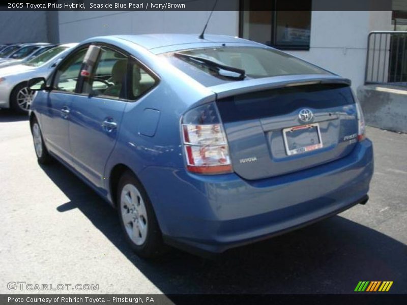 Seaside Blue Pearl / Ivory/Brown 2005 Toyota Prius Hybrid
