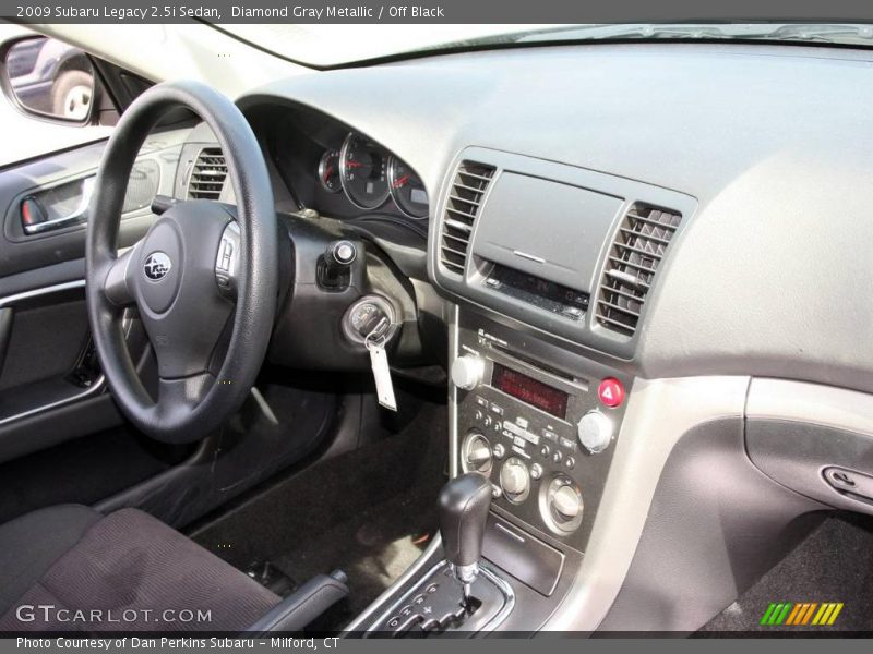 Diamond Gray Metallic / Off Black 2009 Subaru Legacy 2.5i Sedan