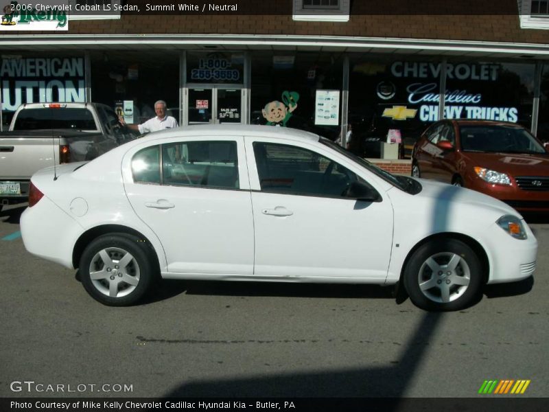 Summit White / Neutral 2006 Chevrolet Cobalt LS Sedan