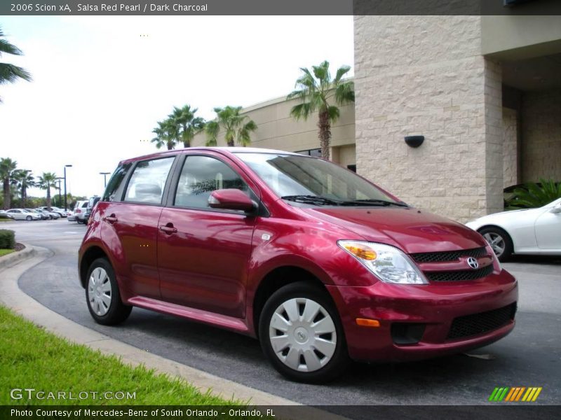 Salsa Red Pearl / Dark Charcoal 2006 Scion xA