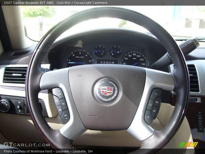 Gold Mist / Cocoa/Light Cashmere 2007 Cadillac Escalade EXT AWD