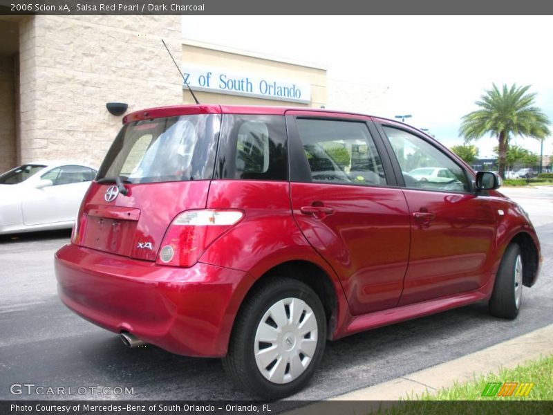 Salsa Red Pearl / Dark Charcoal 2006 Scion xA