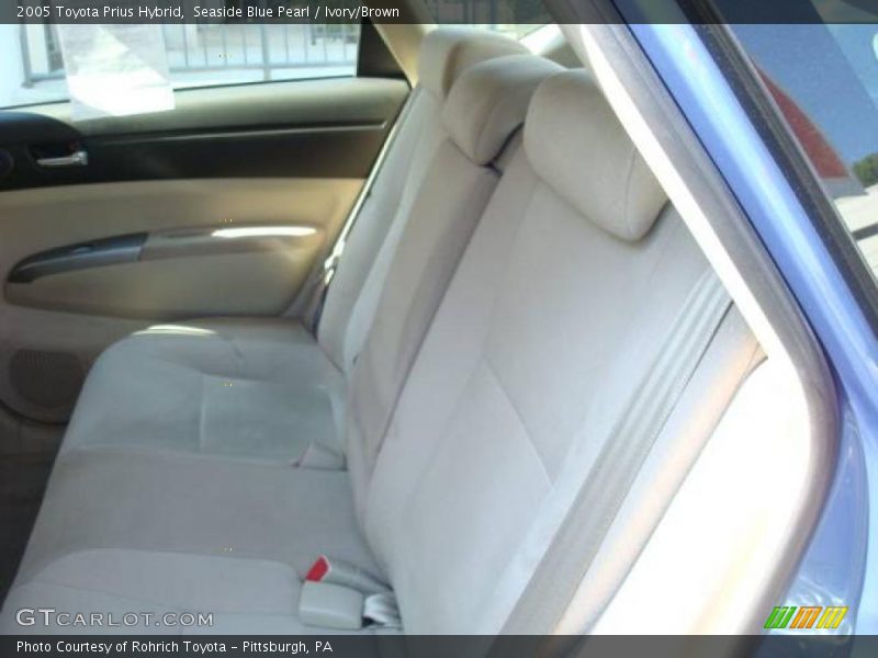 Seaside Blue Pearl / Ivory/Brown 2005 Toyota Prius Hybrid