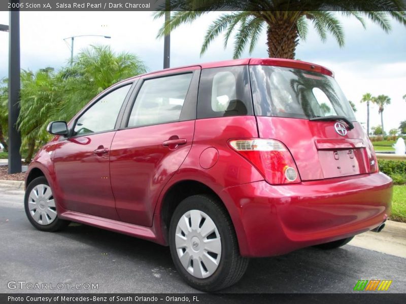 Salsa Red Pearl / Dark Charcoal 2006 Scion xA