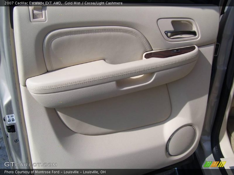 Gold Mist / Cocoa/Light Cashmere 2007 Cadillac Escalade EXT AWD