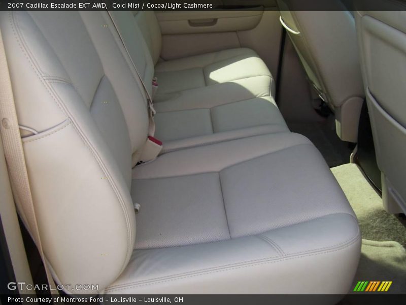 Gold Mist / Cocoa/Light Cashmere 2007 Cadillac Escalade EXT AWD