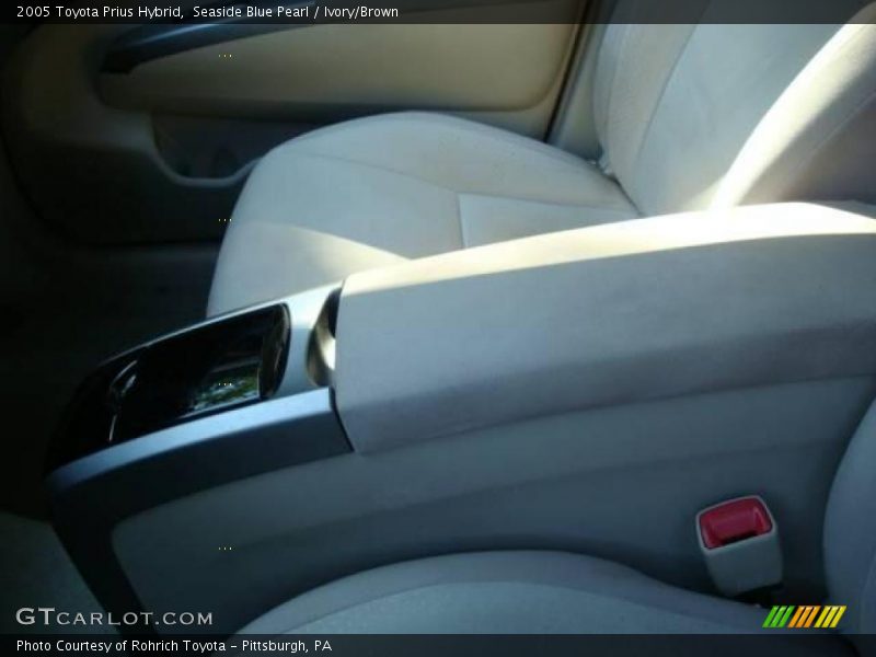 Seaside Blue Pearl / Ivory/Brown 2005 Toyota Prius Hybrid