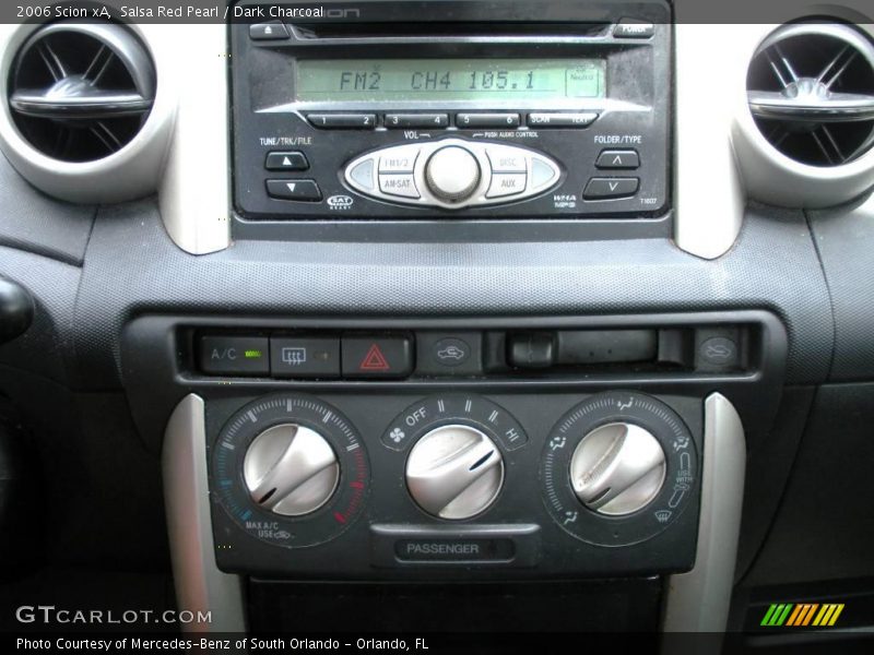 Salsa Red Pearl / Dark Charcoal 2006 Scion xA