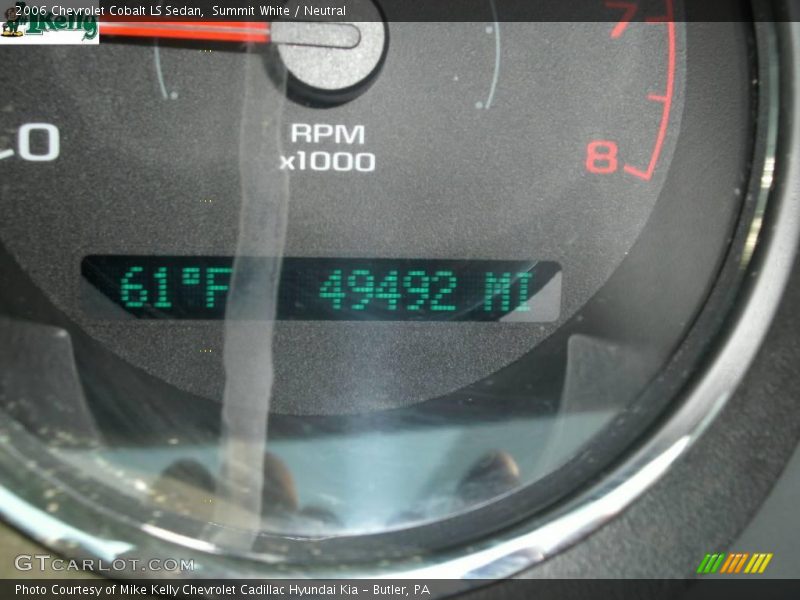 Summit White / Neutral 2006 Chevrolet Cobalt LS Sedan