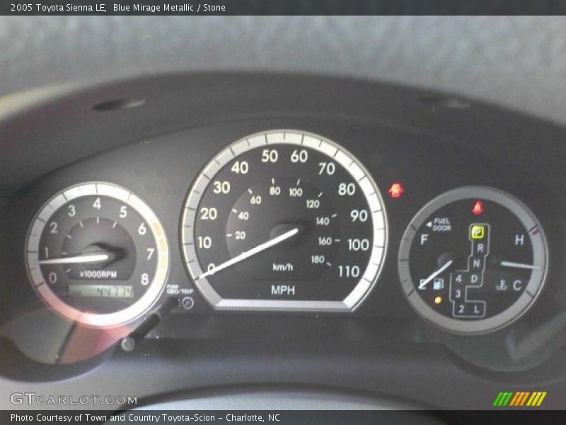 Blue Mirage Metallic / Stone 2005 Toyota Sienna LE