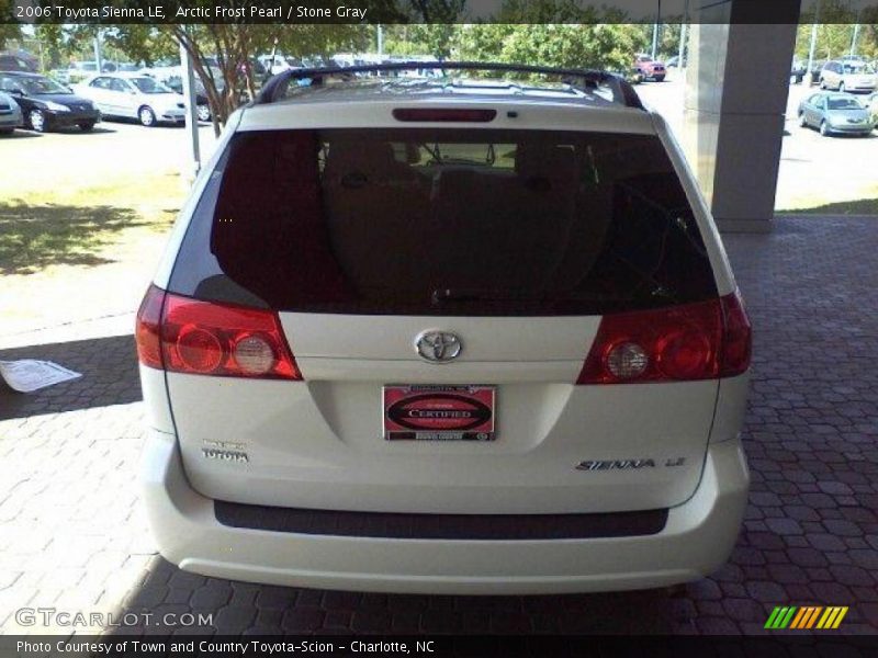 Arctic Frost Pearl / Stone Gray 2006 Toyota Sienna LE
