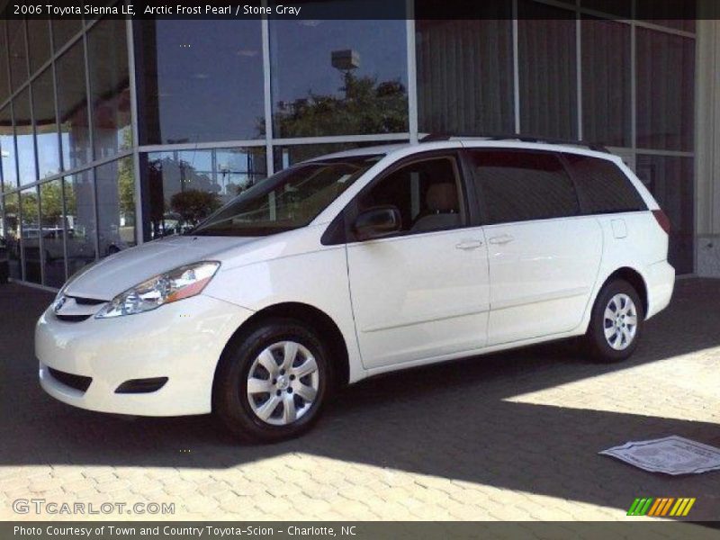 Arctic Frost Pearl / Stone Gray 2006 Toyota Sienna LE