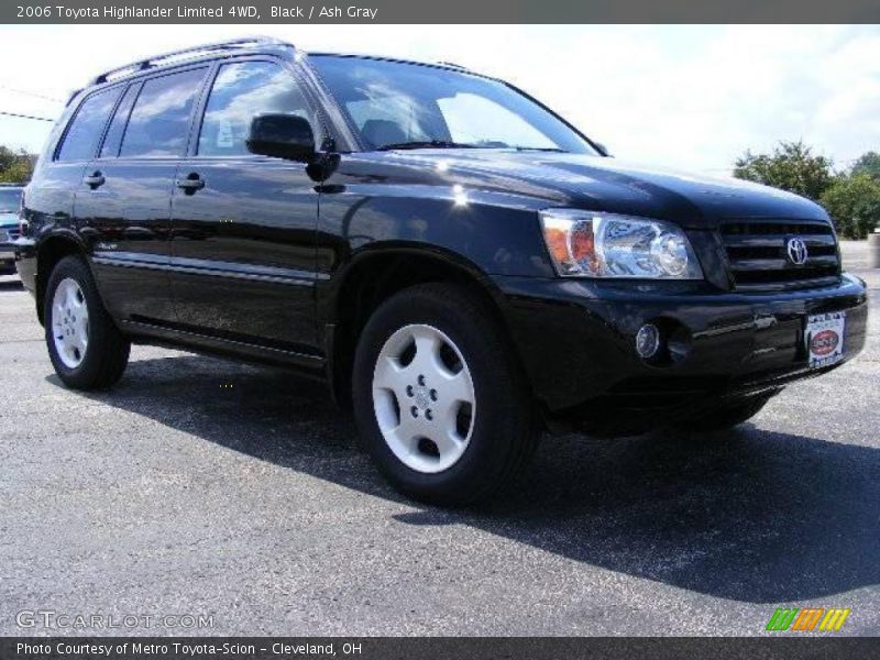 Black / Ash Gray 2006 Toyota Highlander Limited 4WD