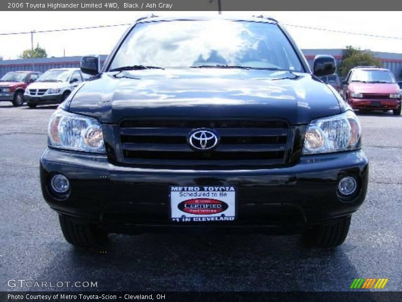 Black / Ash Gray 2006 Toyota Highlander Limited 4WD
