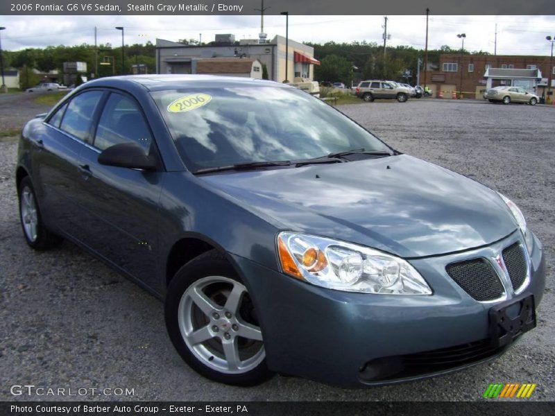 Stealth Gray Metallic / Ebony 2006 Pontiac G6 V6 Sedan