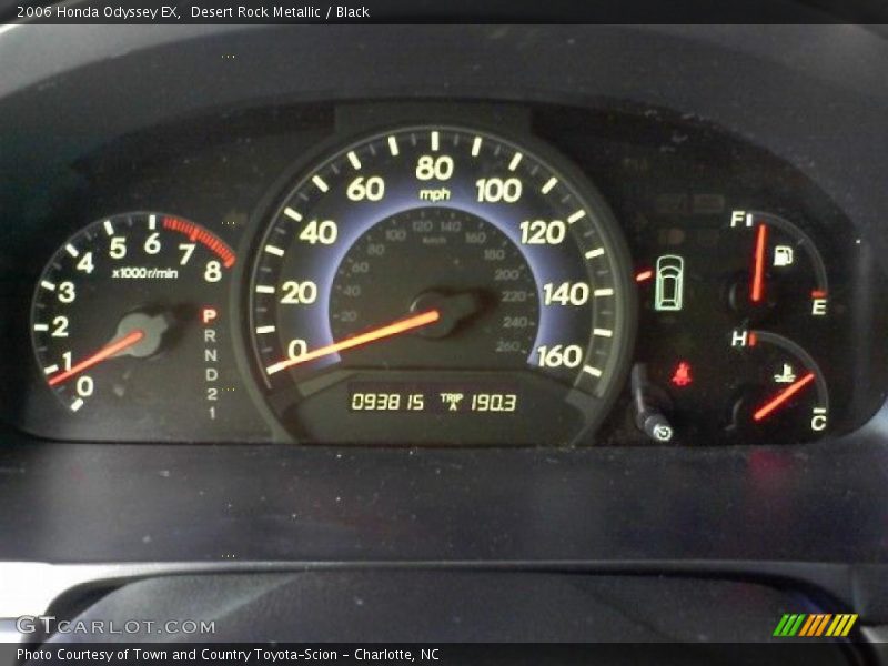 Desert Rock Metallic / Black 2006 Honda Odyssey EX